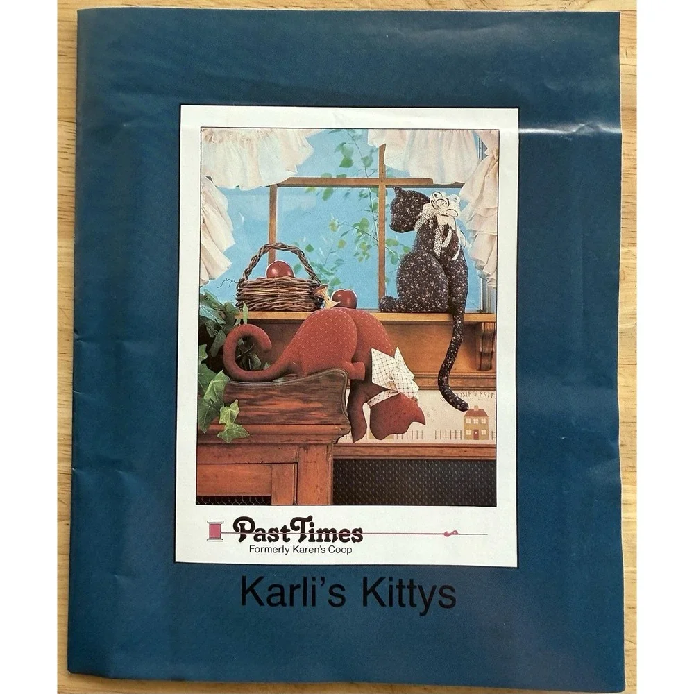 Past‎ Times Formerly Karen's Coop Karli's Kittys Home Decor Craft Pattern Uncut